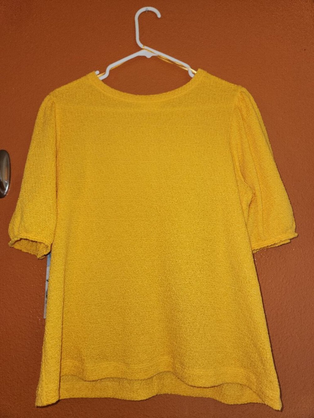 Yellow blouse